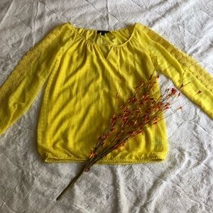 NWOT Yellow Blouse